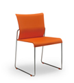 武汉塑钢椅橘黄色，武汉恩荣塑钢椅JG16013F，武汉JiaGoang办公椅