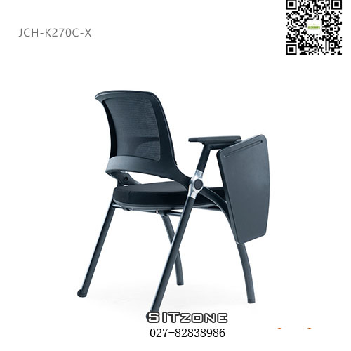 武汉培训椅JCH-K270C-X侧后图