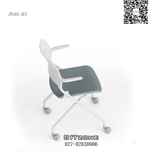 武汉会客椅JR40-BS顶视图，武汉培训椅