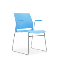 Sitzone武汉办公椅，武汉塑料洽谈椅JCH-252C-LS-F2，武汉塑料会议椅