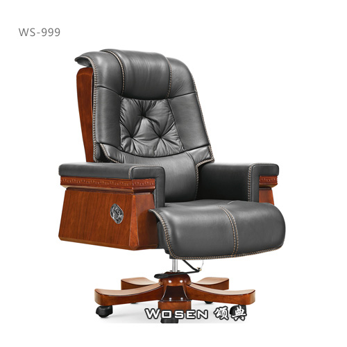 武汉老板椅WS-999，武汉总裁椅WS-999，Wosen颂典办公椅